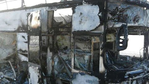 Kazakhstan: Cháy xe buýt, 52 người chết
