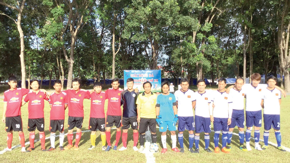 Công ty Vedan Việt Nam tổ chức giải bóng đá chào mừng 43 năm Ngày Giải phóng miền Nam thống nhất đất