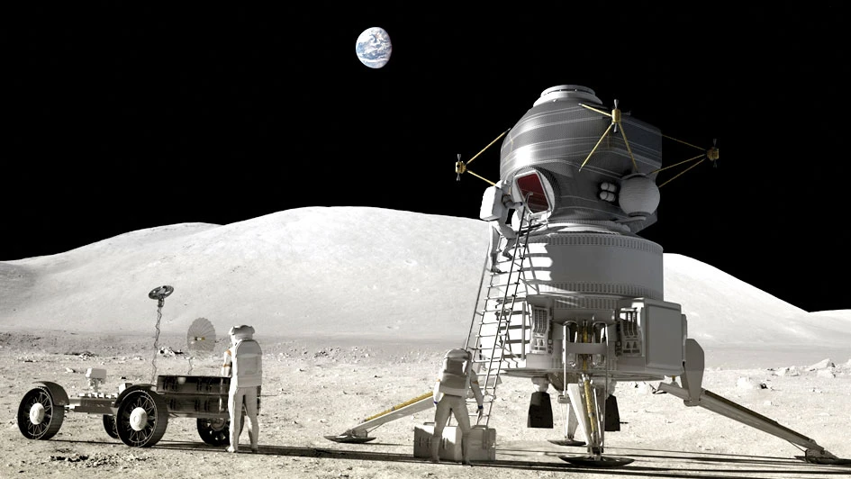 Xây trạm khoa học trên Mặt trăng