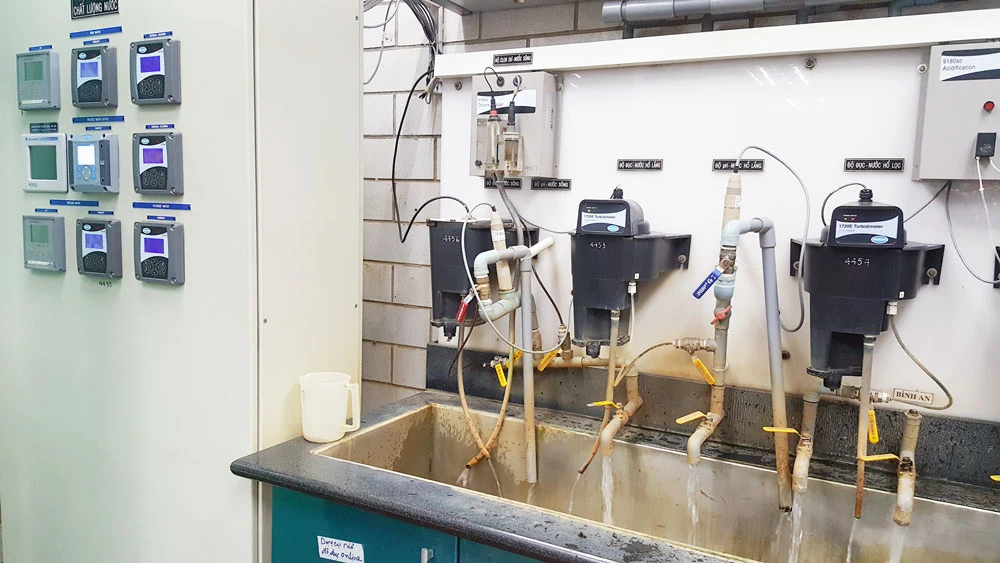 Phòng thí nghiệm chất lượng nước của Sawaco được công nhận đạt chuẩn