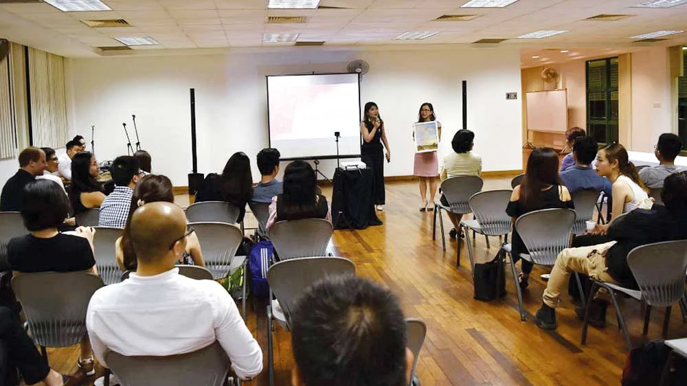 Buổi gây Quỹ học bổng tại Singapore vào tháng 7-2018