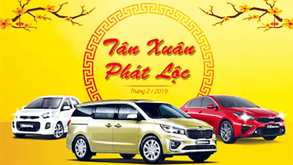 Kia dành tặng khách hàng chương trình Tân Xuân Phát Lộc khi mua xe trong tháng 2-2019