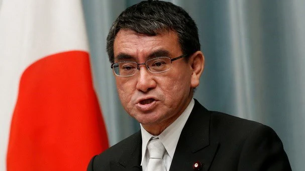 Ngoại trưởng Nhật Bản Taro Kono. Nguồn: Reuters