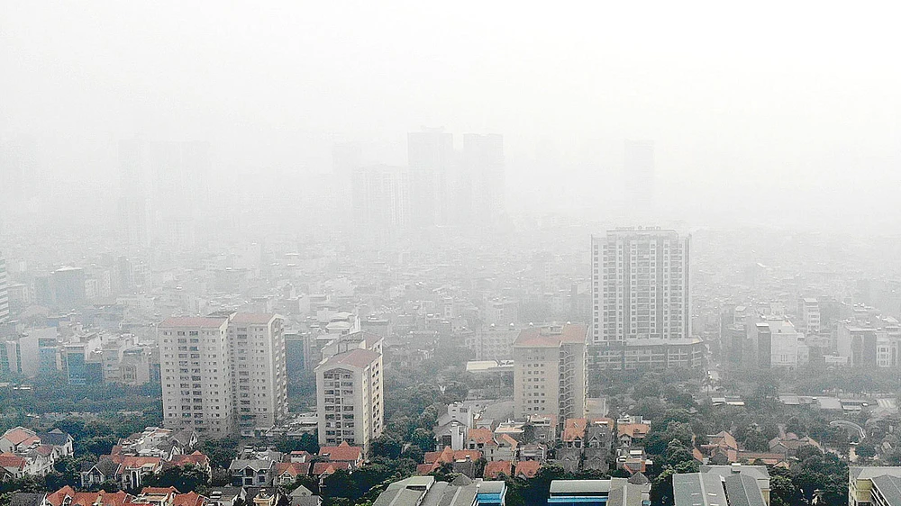 Tình trạng ô nhiễm ở Hà Nội đang ảnh hưởng tới sức khỏe người dân