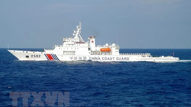 Tàu hải cảnh Trung Quốc. Ảnh minh họa: TTXVN