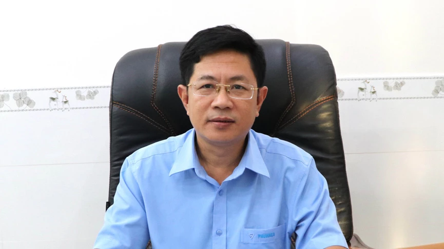 Ông Dương Văn Hòa, Giám đốc Công ty CP Cấp nước Phú Hòa Tân