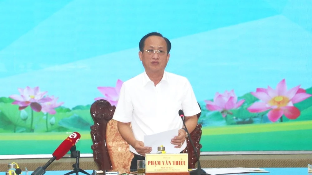 Chủ tịch UBND tỉnh Bạc Liêu Phạm Văn Thiều