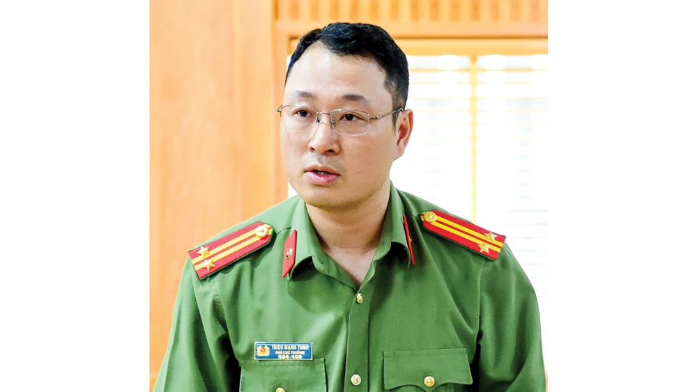 Trung tá Triệu Mạnh Tùng