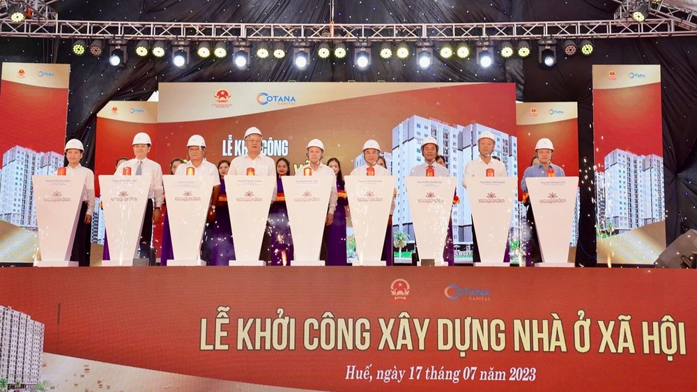 Khởi công xây dựng khu nhà ở xã hội tại Khu phức hợp Thủy Vân giai đoạn 2 thuộc Khu B đô thị mới An Vân Dương