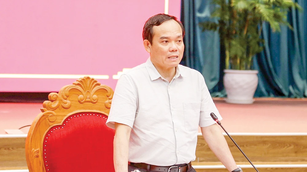 Phó Thủ tướng Trần Lưu Quang phát biểu chỉ đạo tại hội nghị