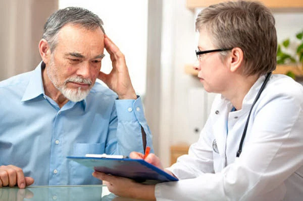 Bác sĩ và bệnh nhân Alzheimer