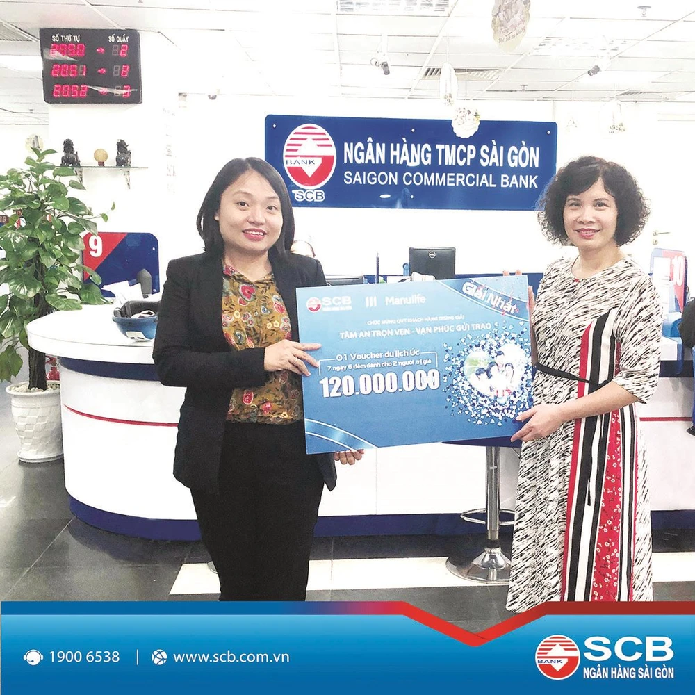 SCB trao tặng những chuyến du lịch giá trị cho khách hàng