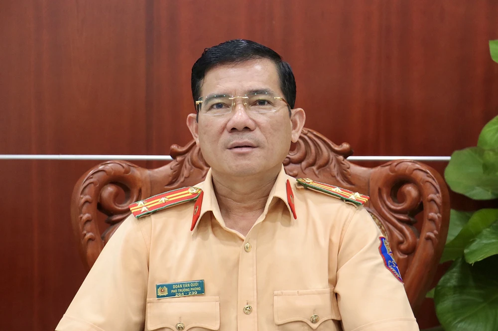Thượng tá Đoàn Văn Quới, Phó Trưởng Phòng Cảnh sát Giao thông đường bộ - đường sắt (PC08, Công an TPHCM)