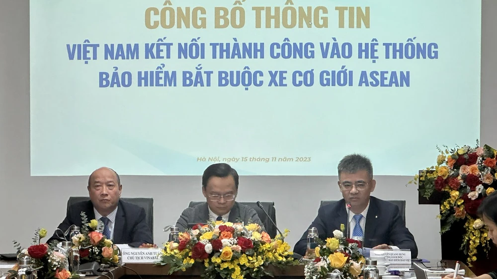 VINABAI công bố Việt Nam kết nối thành công vào hệ thống bảo hiểm bắt buộc xe cơ giới ASEAN