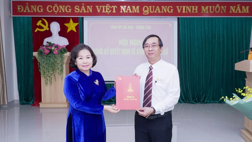 Ông Trương Đức Nghĩa được bổ nhiệm giữ chức Tổng Biên tập Báo Bà Rịa - Vũng Tàu