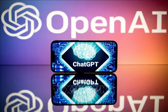 Biểu tượng của OpenAI và ChatGPT. Ảnh: AFP/TTXVN