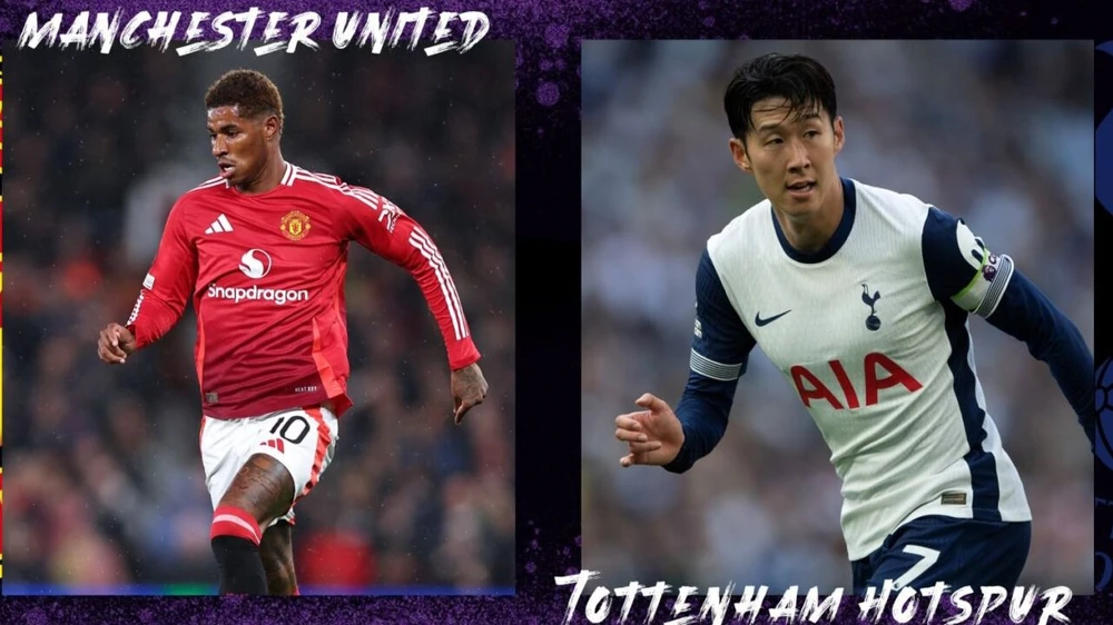 Marcus Rashford (trái, Man.United) sẽ có màn so tài với Son Heung-min (Tottenham) cuối tuần này