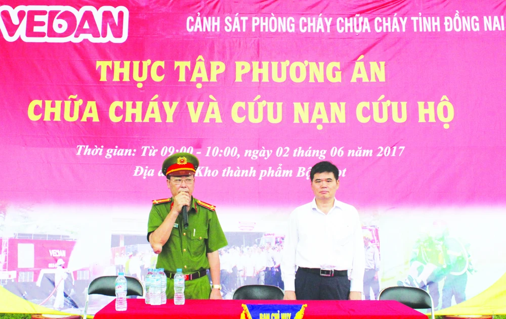 Vedan hưởng ứng tích cực tháng hành động an toàn vệ sinh lao động 2017