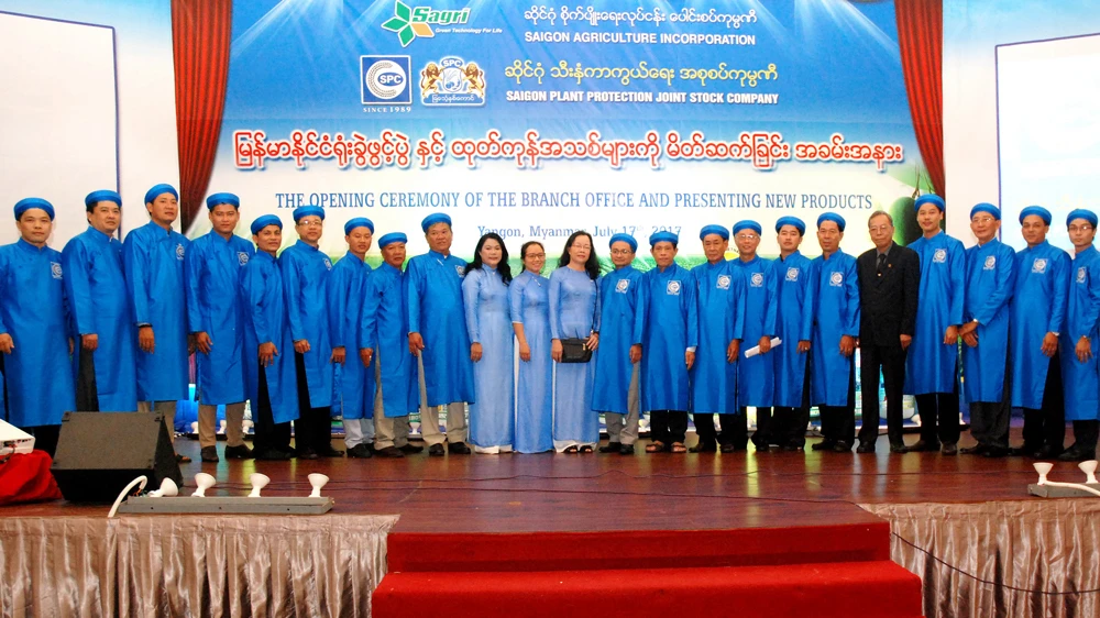 Công ty cổ phần Bảo vệ thực vật Sài Gòn khai trương chi nhánh tại Myanmar