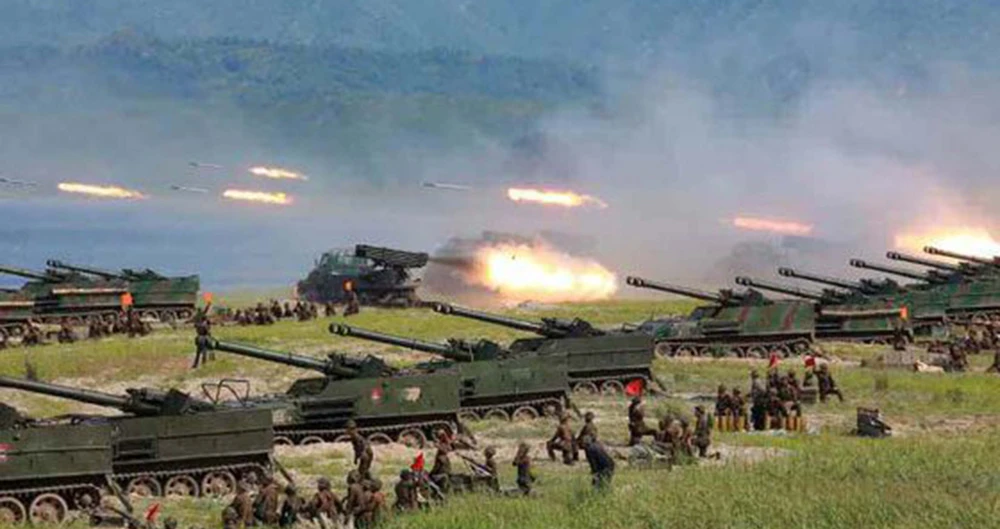 Cuộc tấn công giả định của Triều Tiên vào sáng 25-8