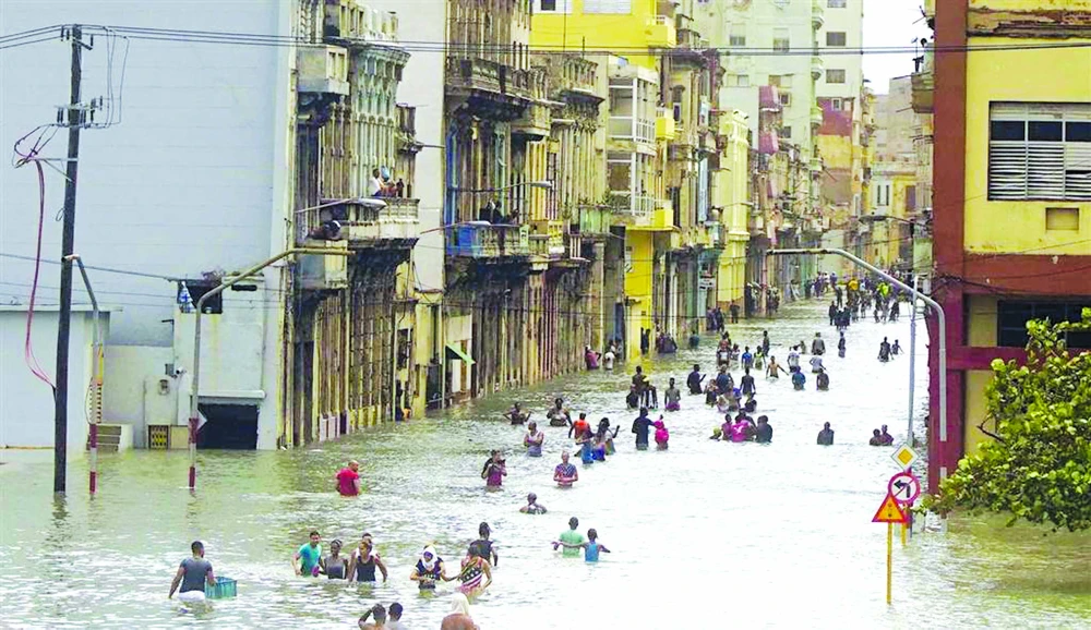 Bão Irma tấn công thành phố Havana (Cuba)