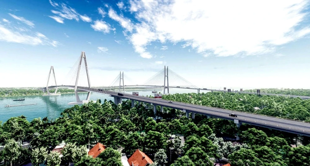 Thi công dự án cầu Mỹ Thuận 2 với kinh phí hơn 5.000 tỷ đồng 