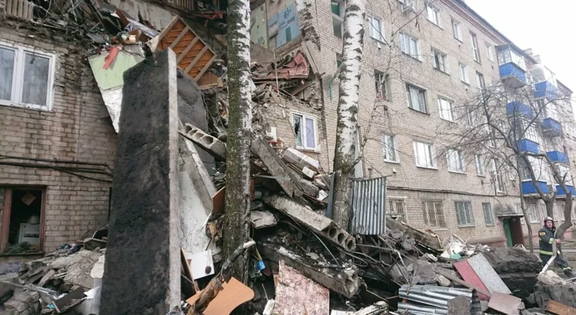 Nổ khí gas tại chung cư ở Nga