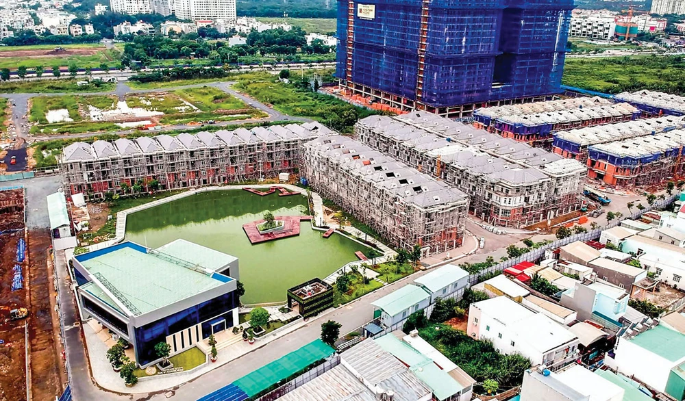 Dự án 110 căn biệt thự của CTCP Đầu tư BĐS Hưng Lộc Phát có đất công xen cài sẽ được "cởi trói" theo Nghị định 148.