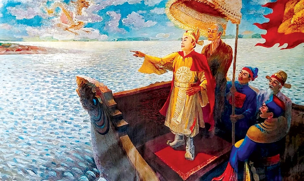 Bức tranh “Thiên đô" (2009).