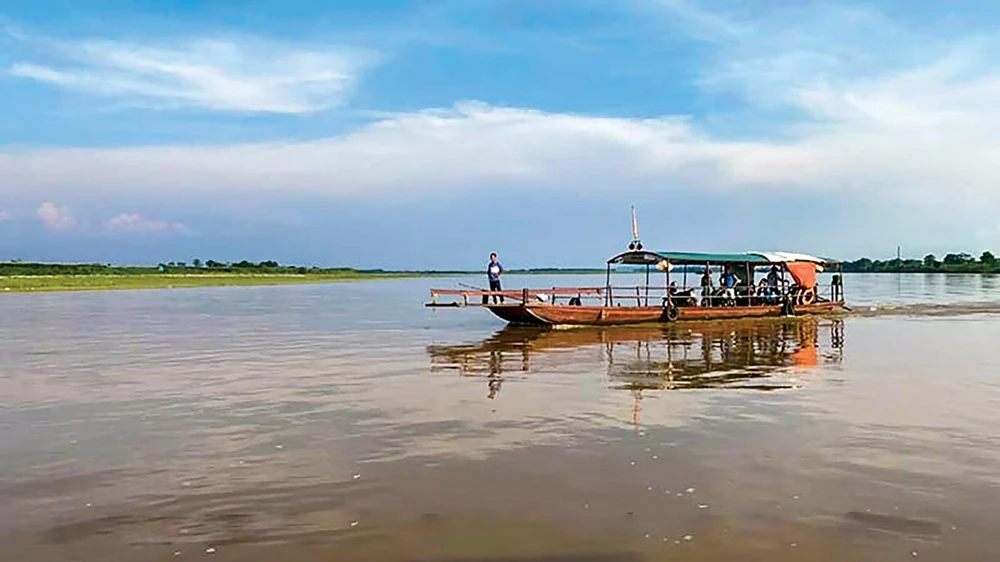 Một đoạn Sông Thao chảy qua tỉnh Phú Thọ.
