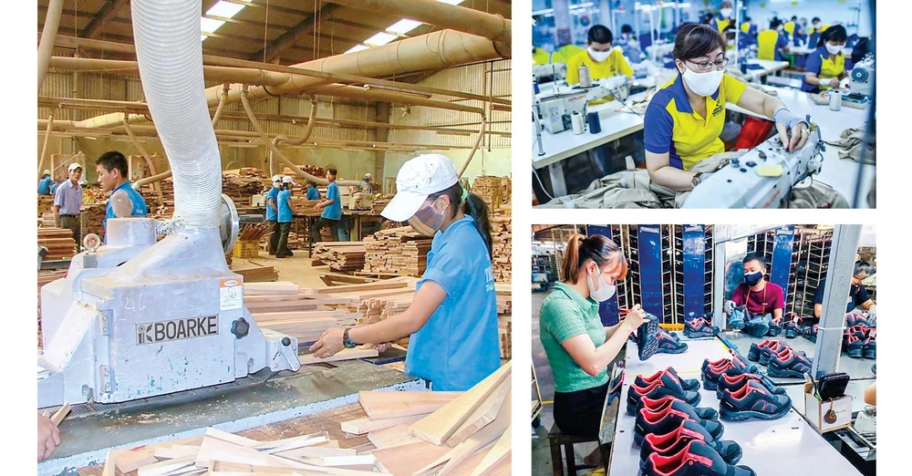 Nhiều doanh nghiệp dệt may, da giày, chế biến gỗ xuất khẩu đang thiếu hụt đơn hàng.