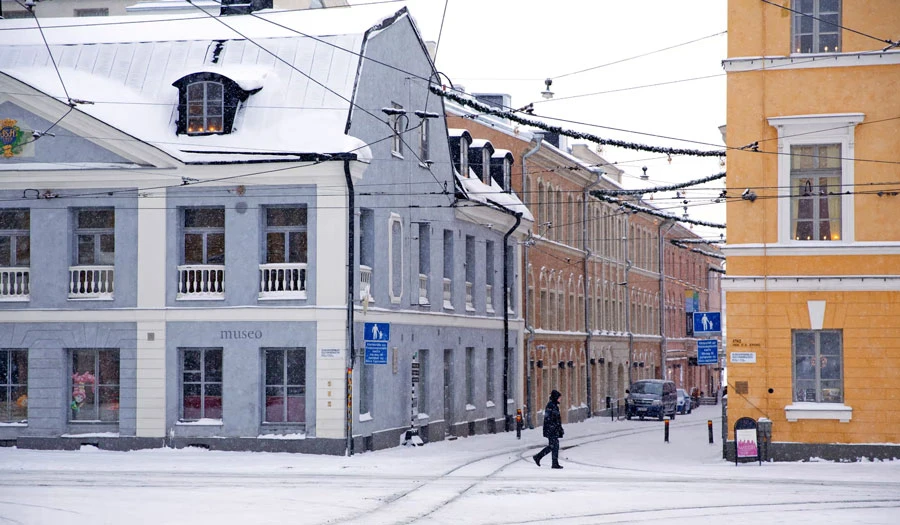 Một khu nhà ở cho người vô gia cư ở Helsinki. 
