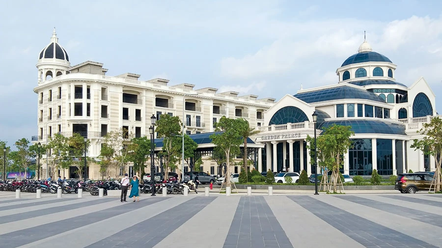 Một góc Khu đô thị Aquacity (TP Biên Hòa) bên sông Đồng Nai do tập đoàn Novaland đầu tư.