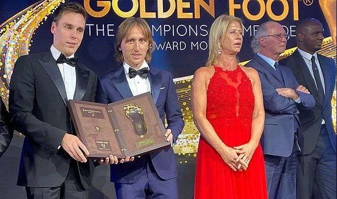 Luka Modric ta56i lễ trao giải