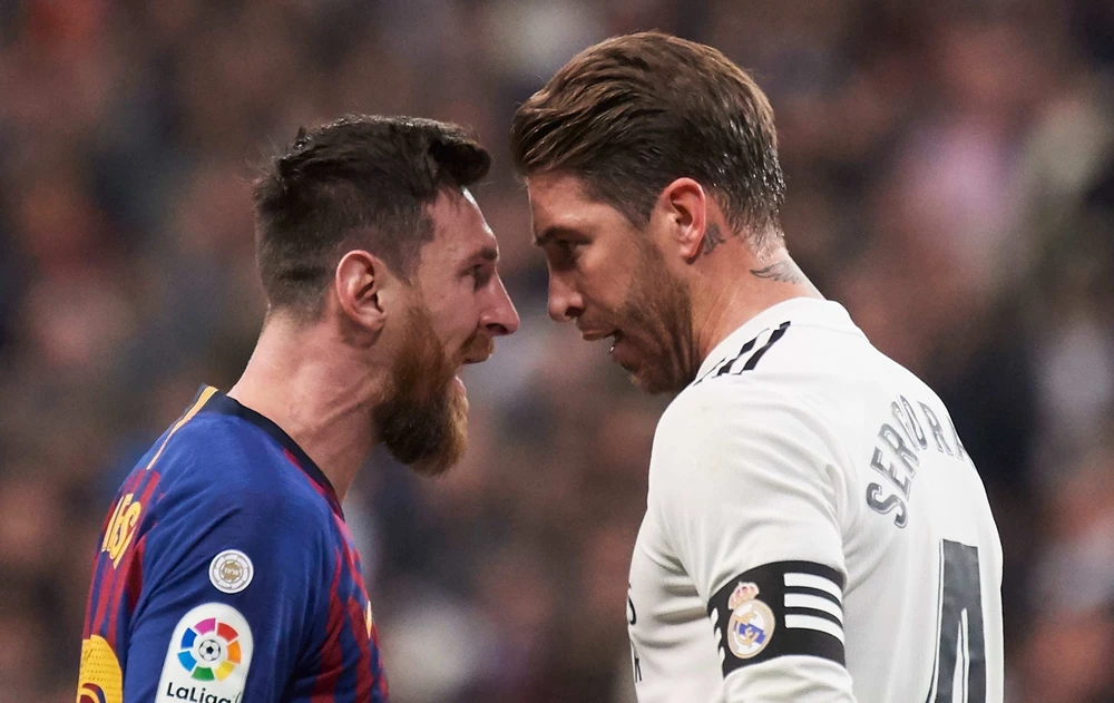 Leo Messi (Barcelona) và Sergio Ramos (Real Madrid)
