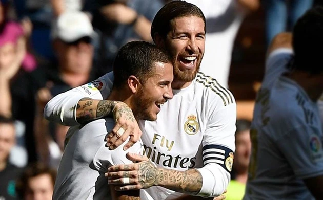 Real Madrid trông yếu has83n khi mất Eden Hazard và Sergio Ramos vì chấn thương.