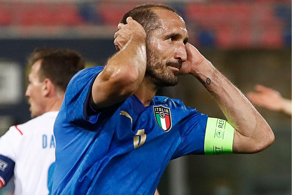 Trung vệ Chiellini là chột chận tuyệt vời của tuyển Italia