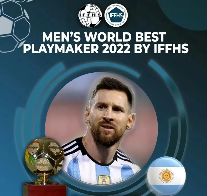 Messi đoạt giải thưởng thứ 3 của IFFHS năm 2022
