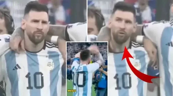 Đoạn băng video đã tiết lộ lời cầu nguyện của Messi