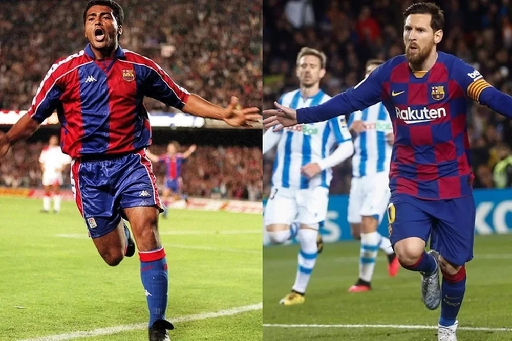 Romario quả quyết mình là tiền đạo giỏi nhất của Barcelona, còn Messi là tiền vệ xuất sắc