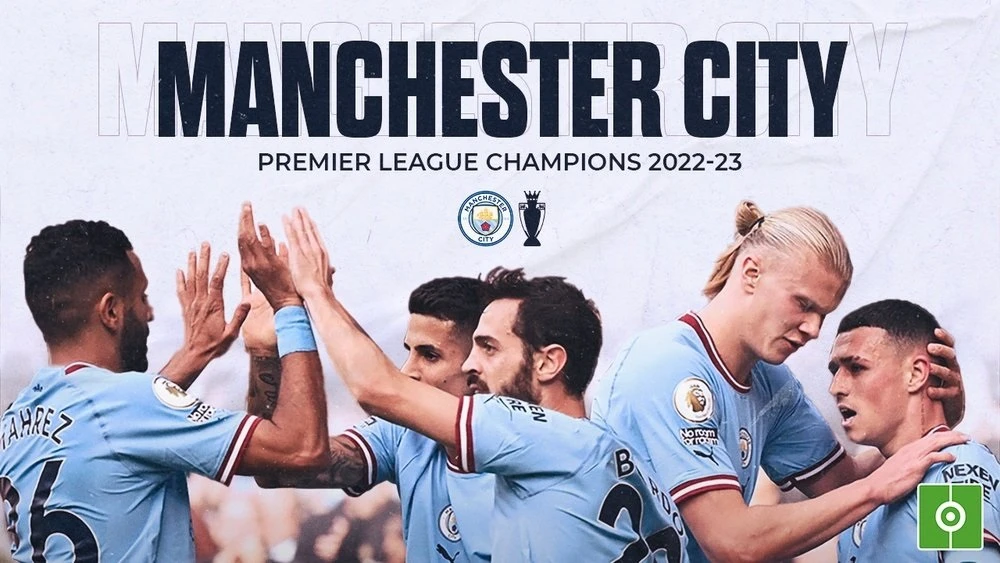 Manchester City chính thức trở thành nhà vô địch 2022-2023