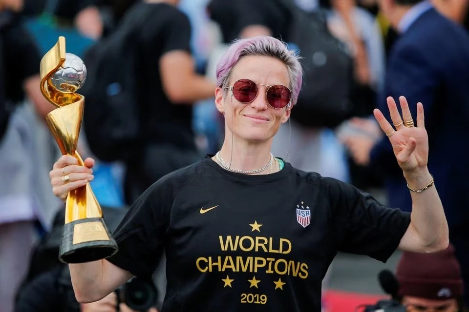 Megan Rapinoe, vua phá lưới World Cup 2019, trở lại để dự World Cup thứ 4 của mình