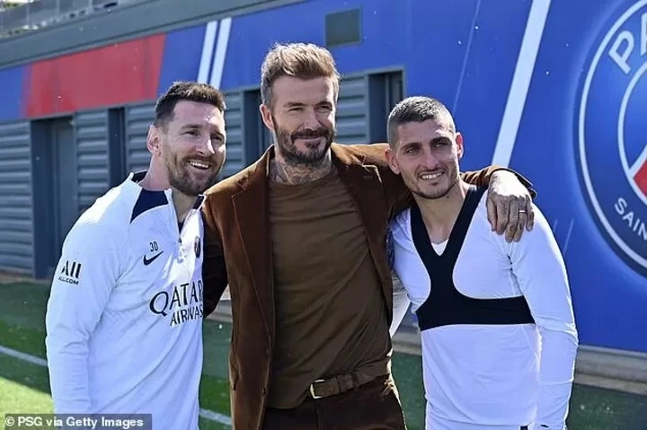 Leo Messi, David Beckham và Marco Verratti trên đất Mỹ