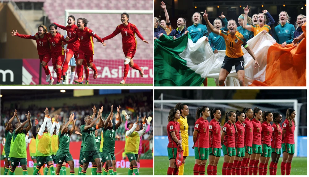 Việt Nam, CH Ailen, Zambia và Bồ Đào Nha đều lần đầu tiên dự World Cup