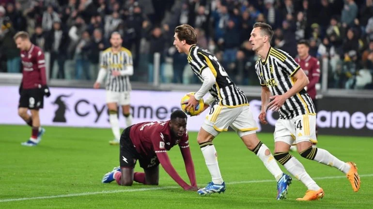 Fabio Miretti gỡ hòa 1-1 cho Juventus