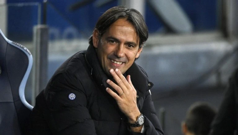 HLV Simone Inzaghi tỏ ra rất bản lĩnh trên đấu trường Serie A