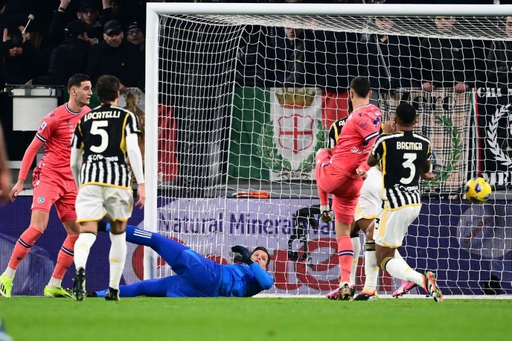 Lautaro Giannetti ghi bàn duy nhất vào lưới Juventus