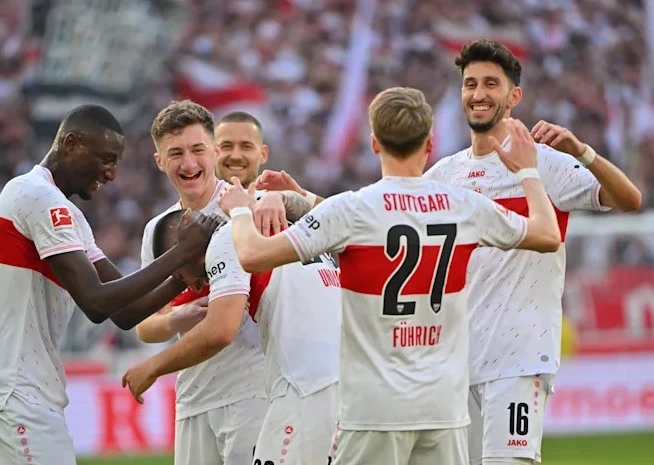 Stuttgart thắng Frankfurt để tiến gần hơn chiếc vé dự Champions League mùa tới