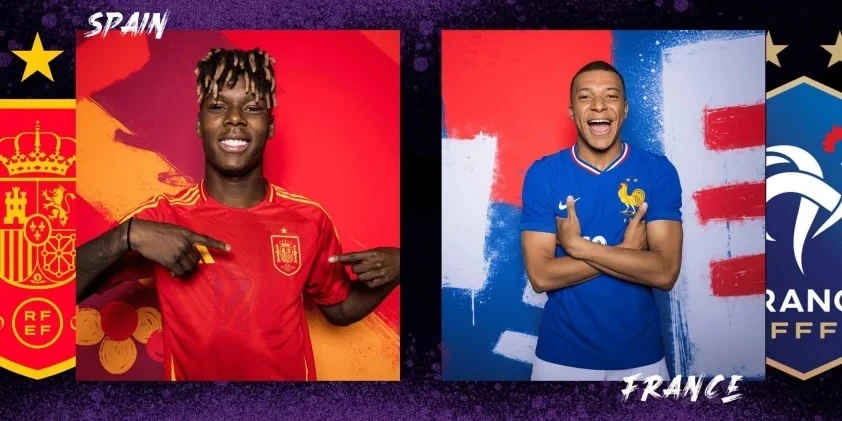 Nico Williams và Kylian Mbappe sẽ phô diễn tài năng của mình