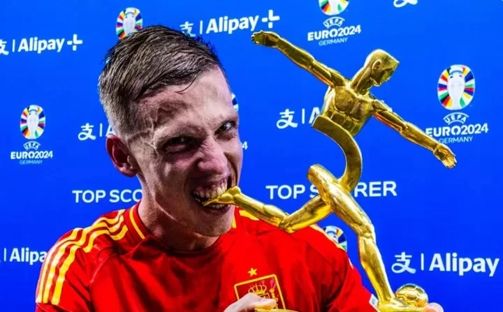 Dani Olmo đồng đoạt giải Vua phá lưới EURO 2024 với 3 bàn thắng